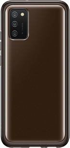 Soft Clear Cover для Samsung A02s (черный)